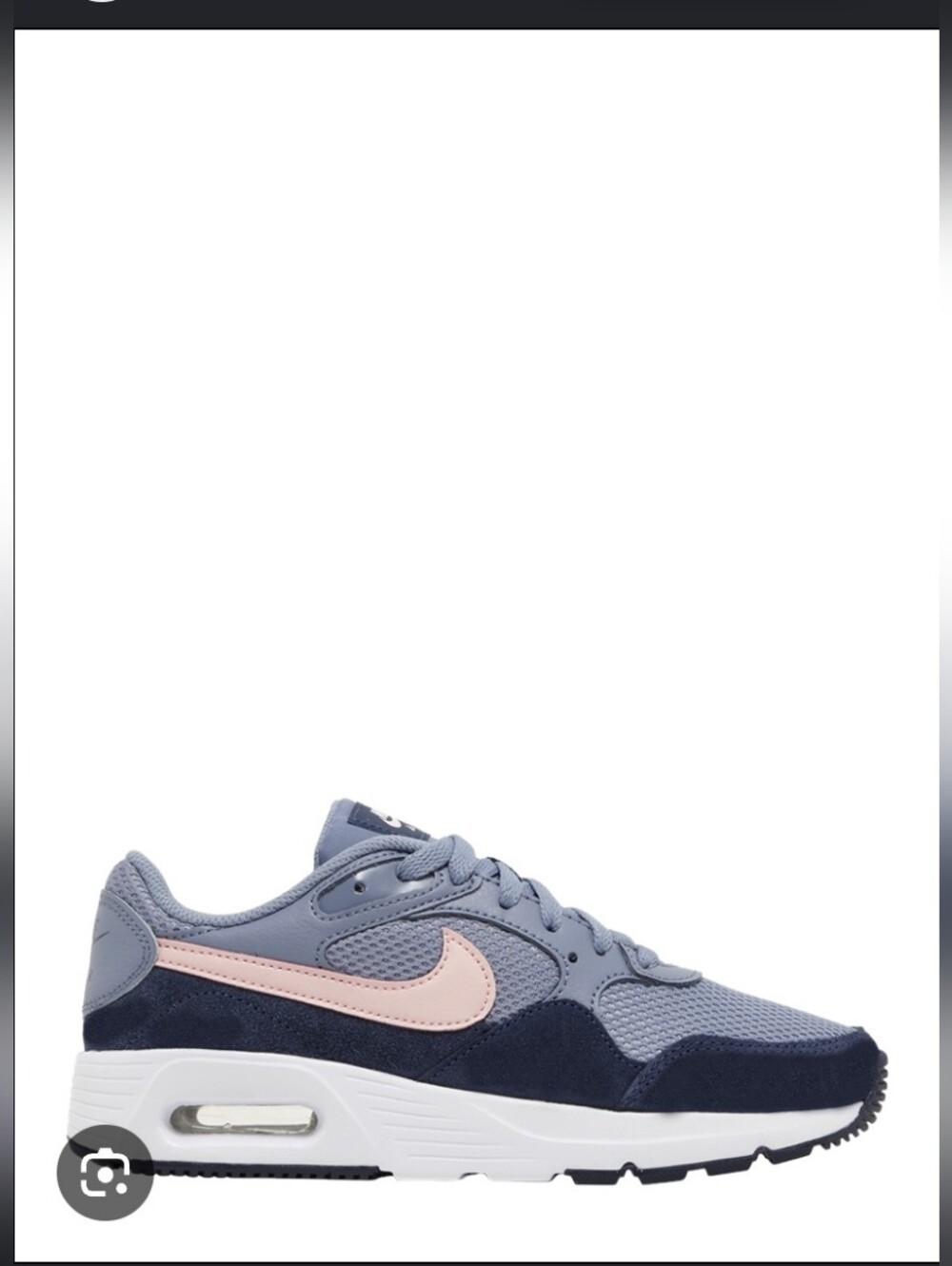 Nike Air Max Sc Sneaker in Slate Blue and Light Pink Sz 12 women Unisex 10.5mens
